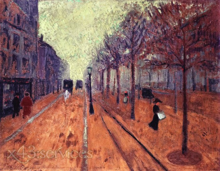 Paul Serusier - Abend Avenue de Neuilly - Evening Avenue de Neuilly